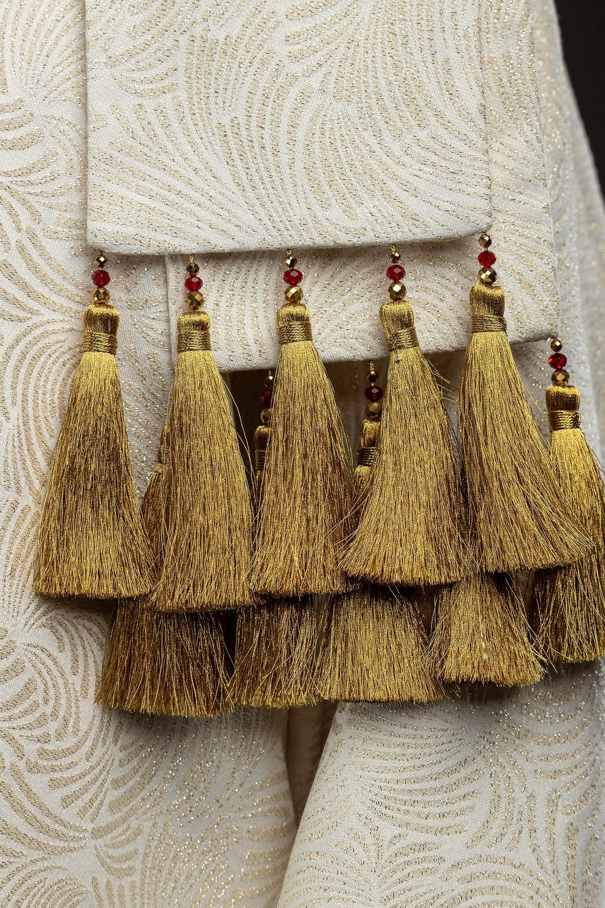 Ręcznie wykonany ornat z naturalnymi kamieniami Handmade 7012