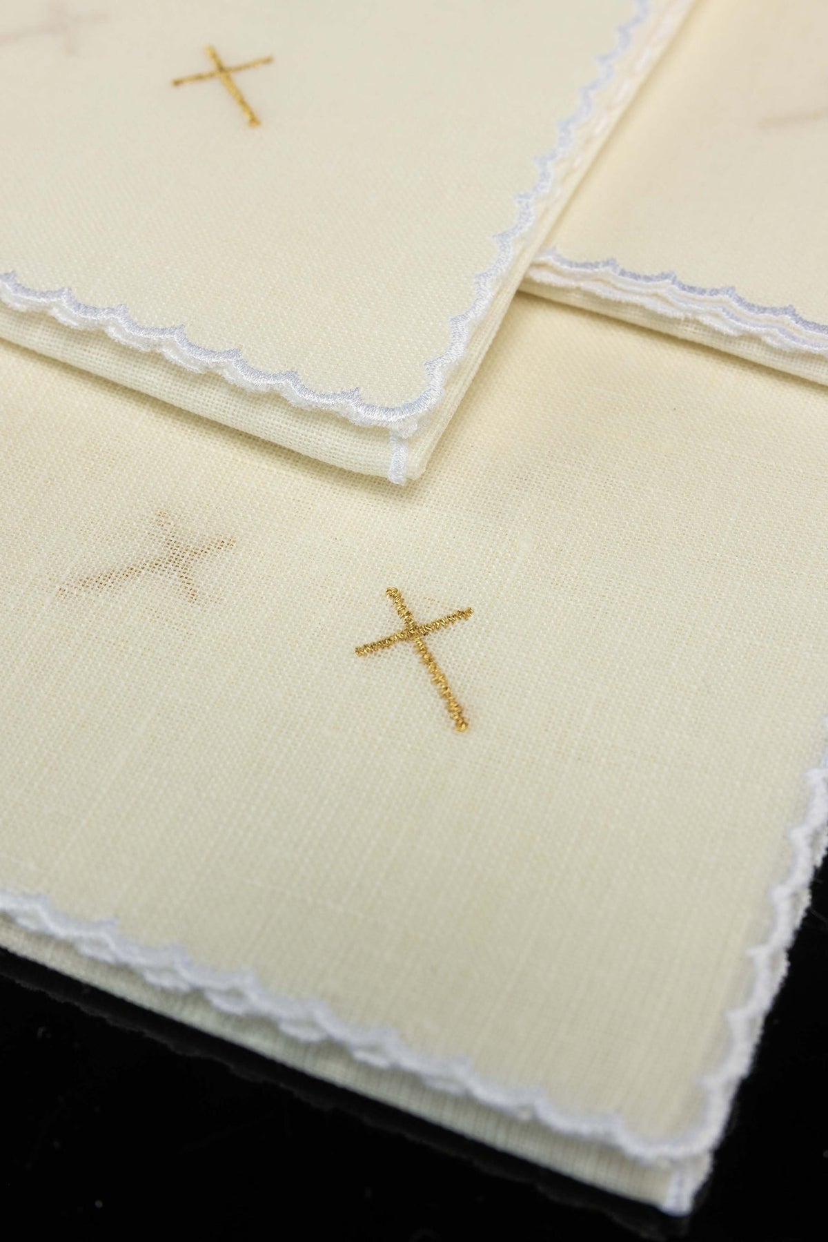 Zestaw 5 sztuk lnianego Korporału liturgicznego