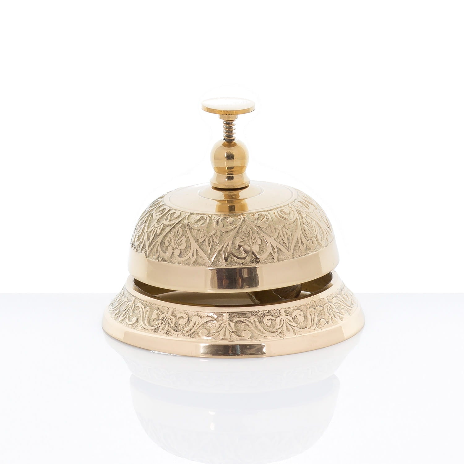 Dzwonek Mosiężny - Odlewany, Kościelny, 9,5 cm - SZATYLITURGICZNE.PL