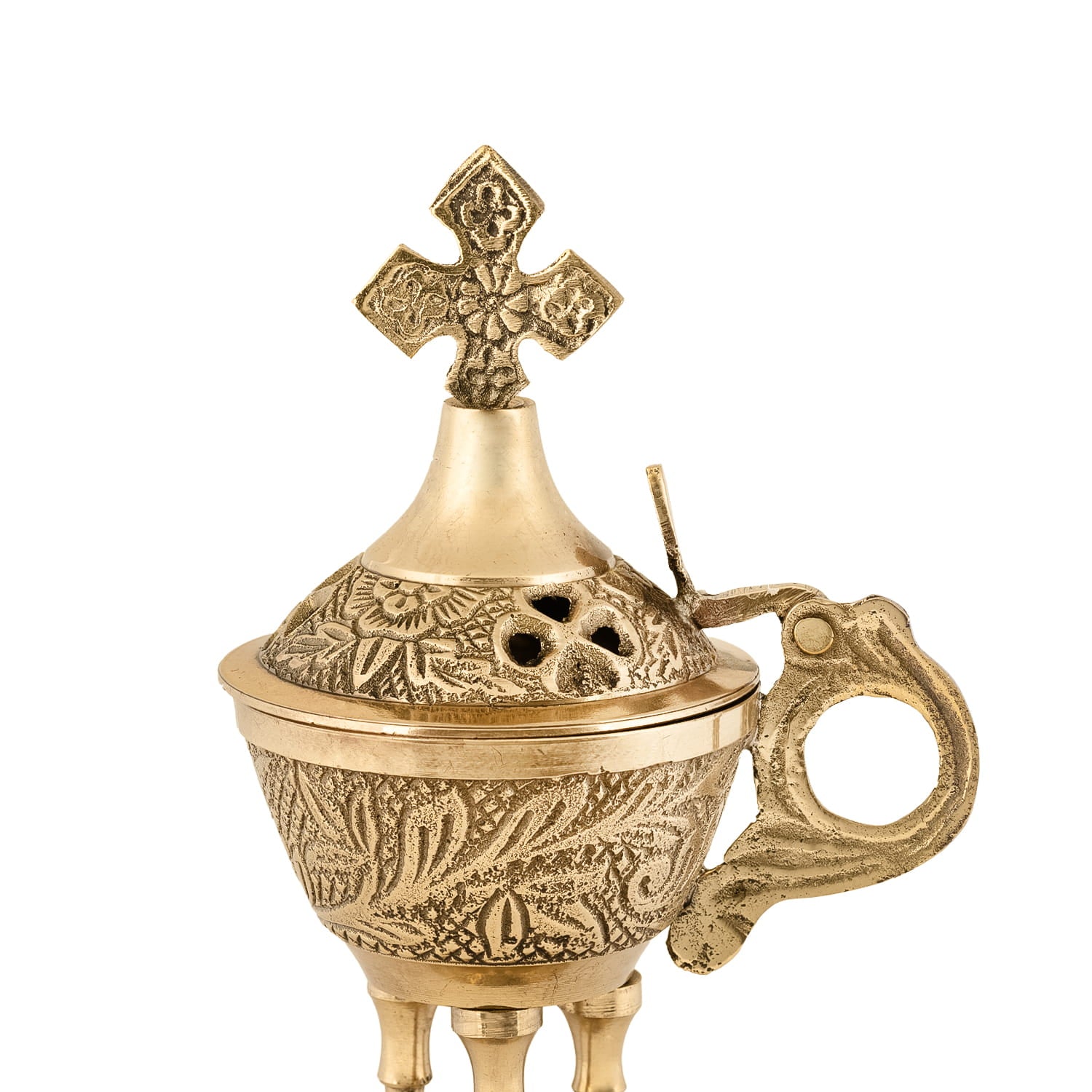 Kadzielnica mosiężna odlew - Wysoka jakość - SZATYLITURGICZNE.PL