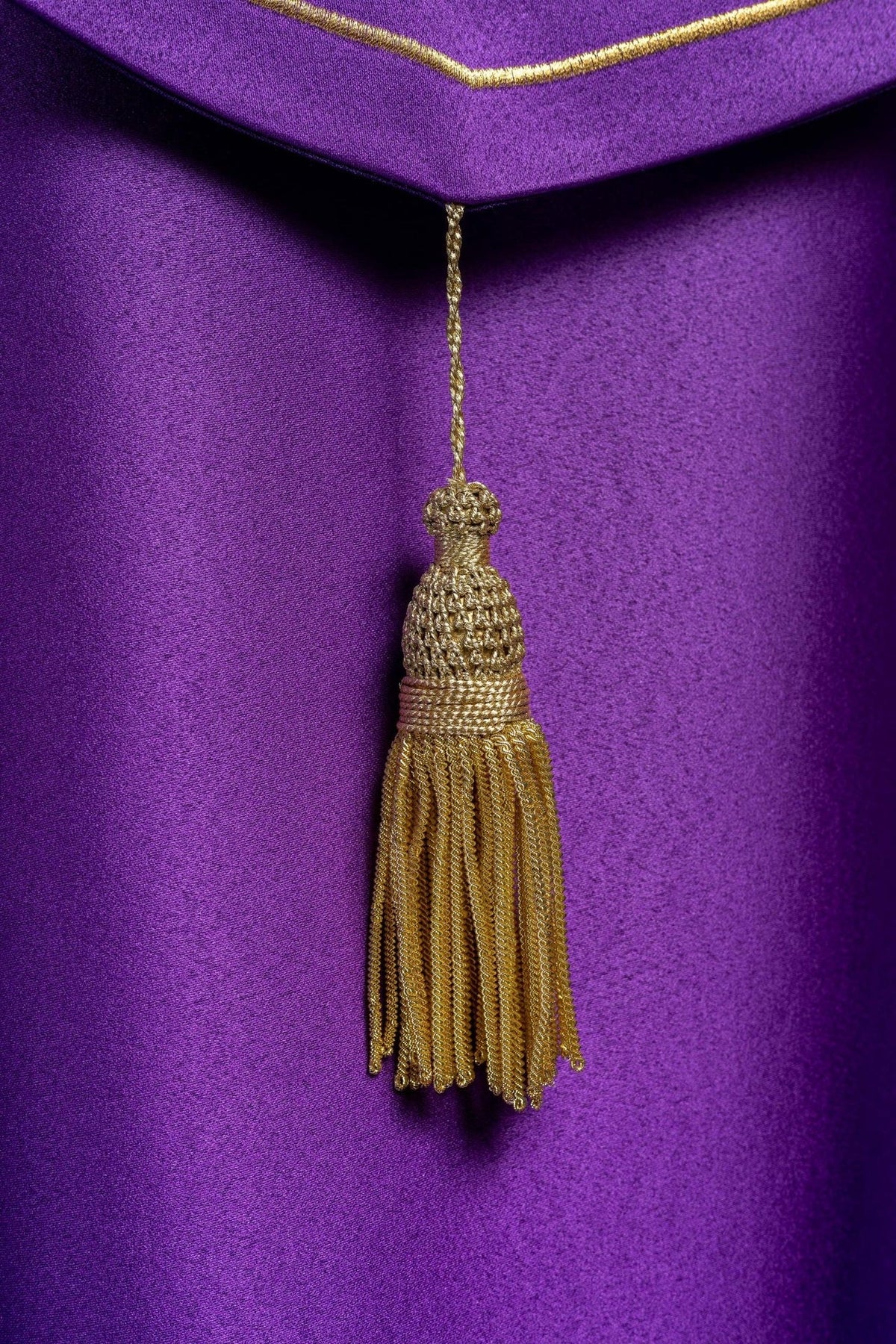 Kapa eucharystyczna monogram IHS Fioletowa - SZATYLITURGICZNE.PL
