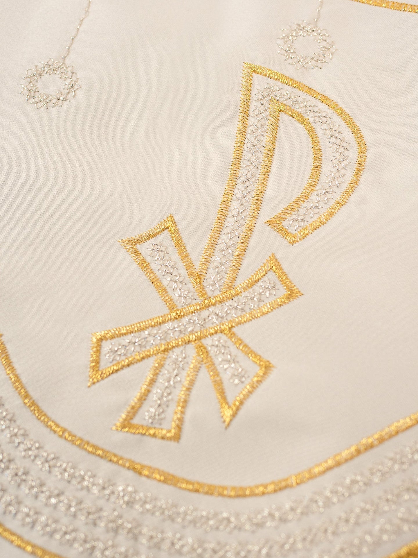 Koronka do obrusu do przyszycia PAX ecru - SZATYLITURGICZNE.PL