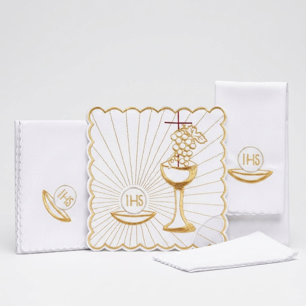 Liturgical Altar Linens Set — Background Removal | Generated by Modelize