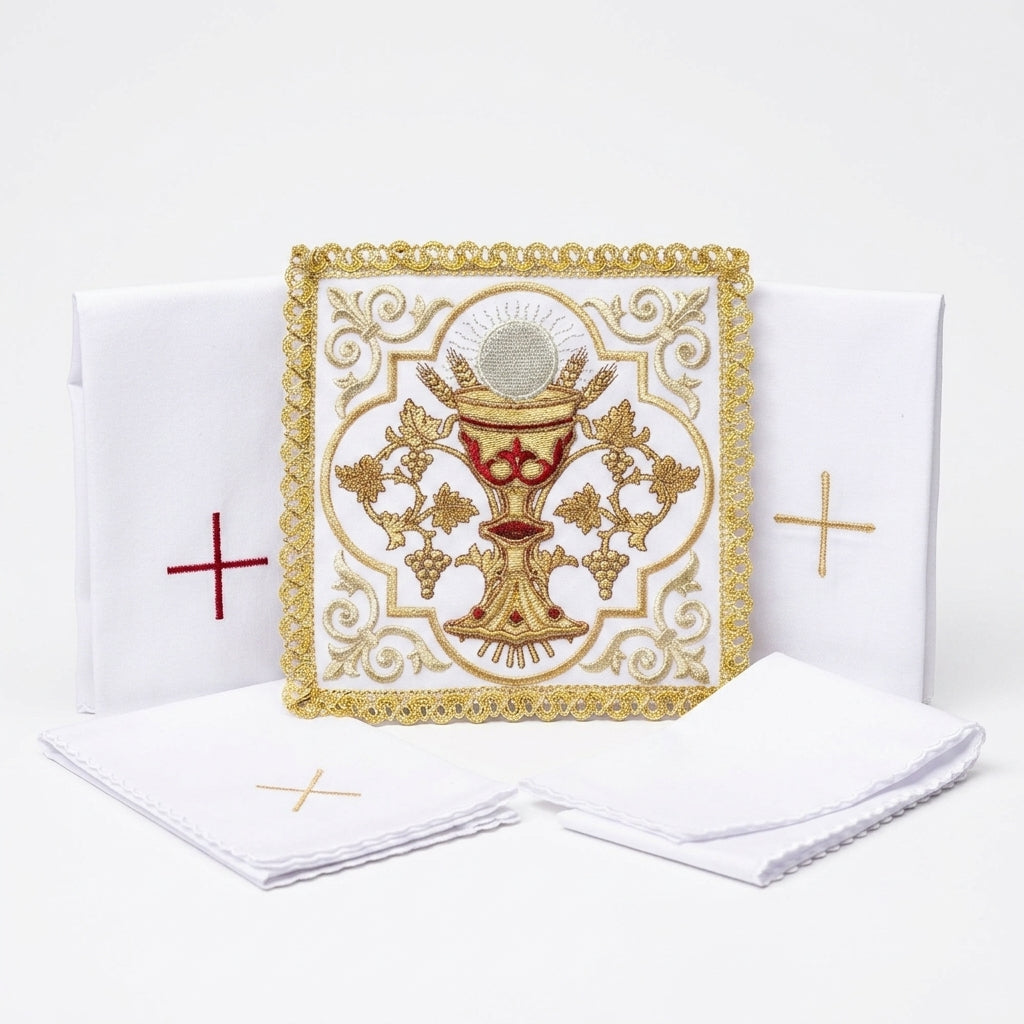 Altar linen set (Bielizna kielichowa) — Background Removal | Generated by Modelize