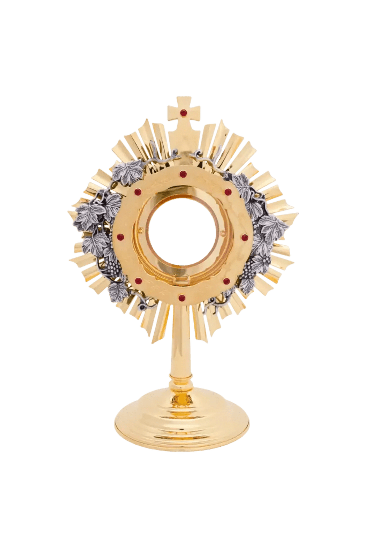 Monstrancja wykonana z Mosiądzu pozłacana - SZATYLITURGICZNE.PL