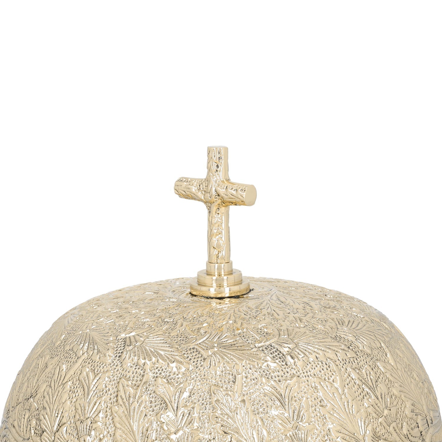 Mosiężny Gong Ścienny - Średnica 19 cm, Zestaw z Młotkiem - SZATYLITURGICZNE.PL