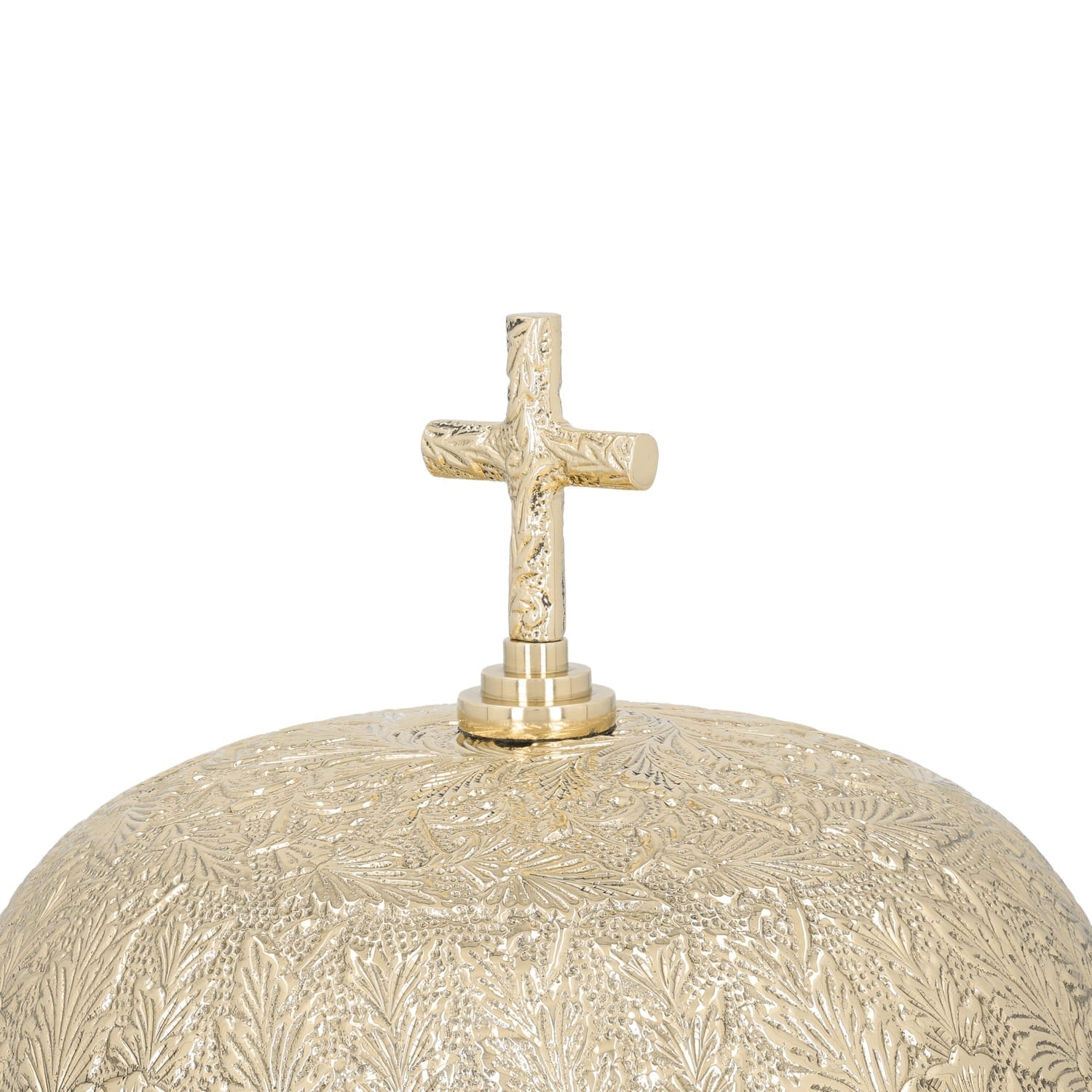 Mosiężny Gong Ścienny z Młotkiem - Tradycyjny Instrument - SZATYLITURGICZNE.PL