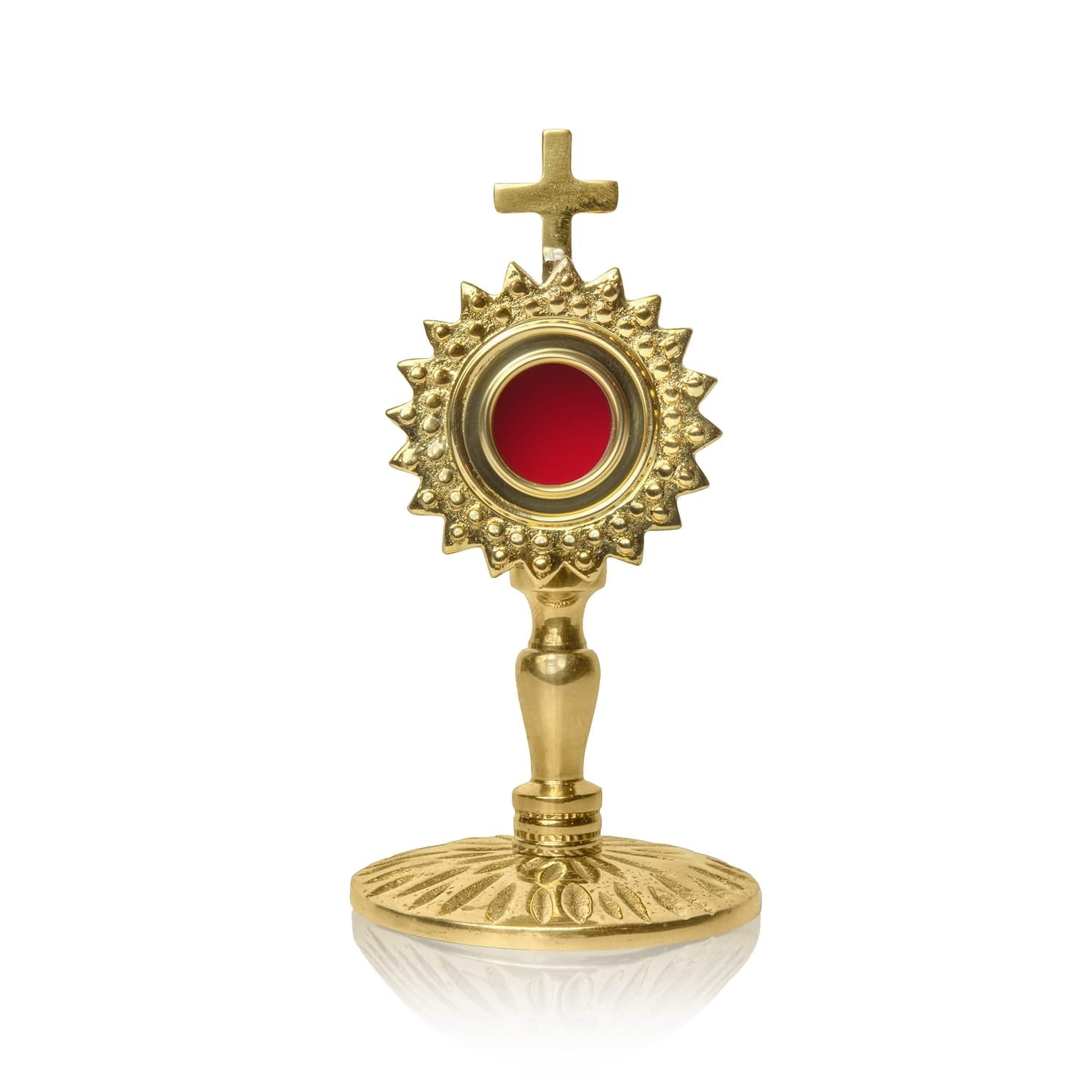 Mosiężny Krzyż Relikwiarz MN - 1018 - Odlew, Repozytorium 2.9cm - SZATYLITURGICZNE.PL