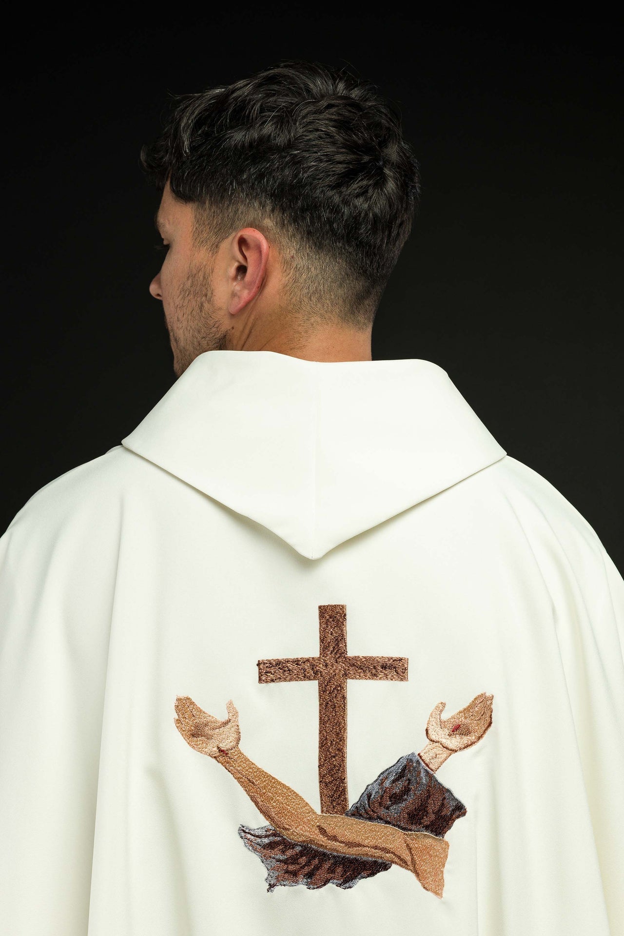 Ornat Franciszkański TAU z Golfem - Szaty Liturgiczne Haftina - SZATYLITURGICZNE.PL