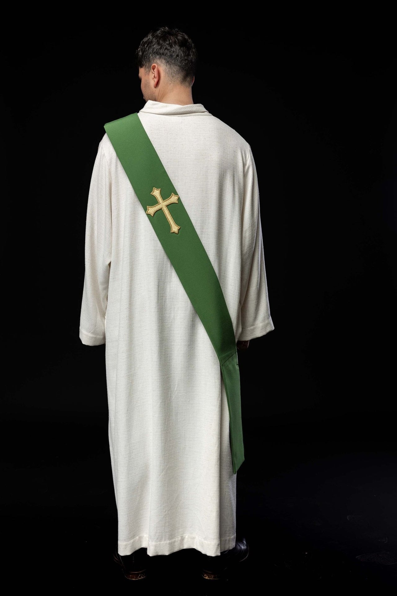 Stuła Diakońska z Krzyżem - Elegancka Szata Liturgiczna - SZATYLITURGICZNE.PL