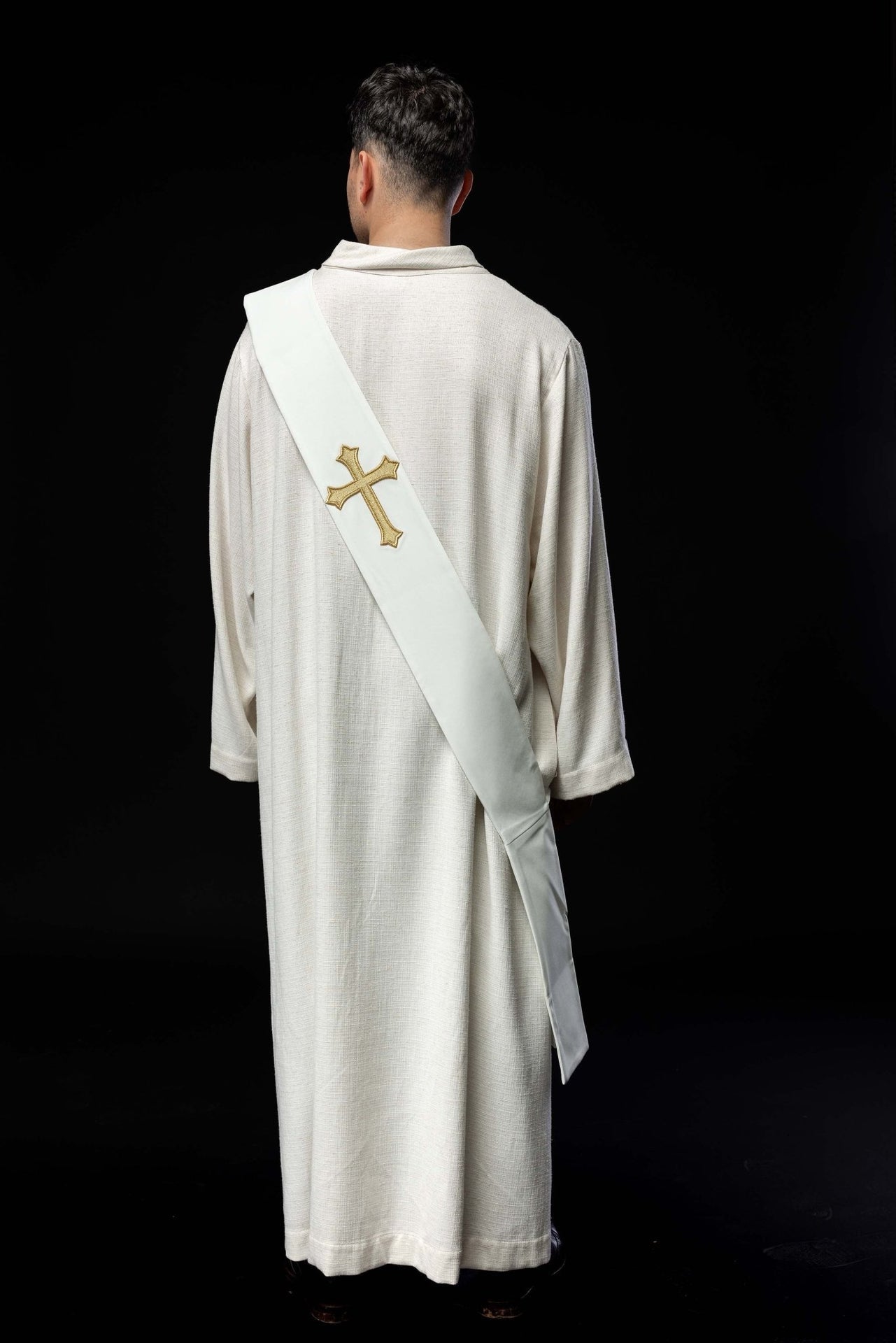 Stuła Diakońska z Krzyżem - Elegancka Szata Liturgiczna - SZATYLITURGICZNE.PL