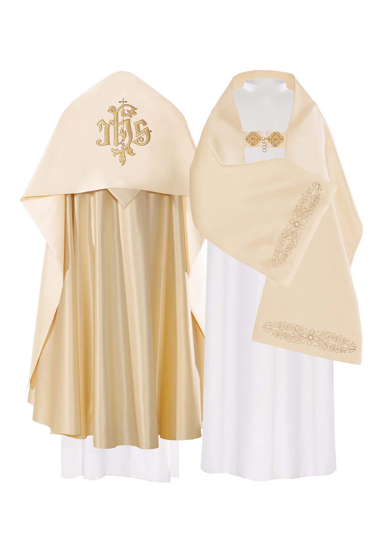 Welon liturgiczny haftowany IHS