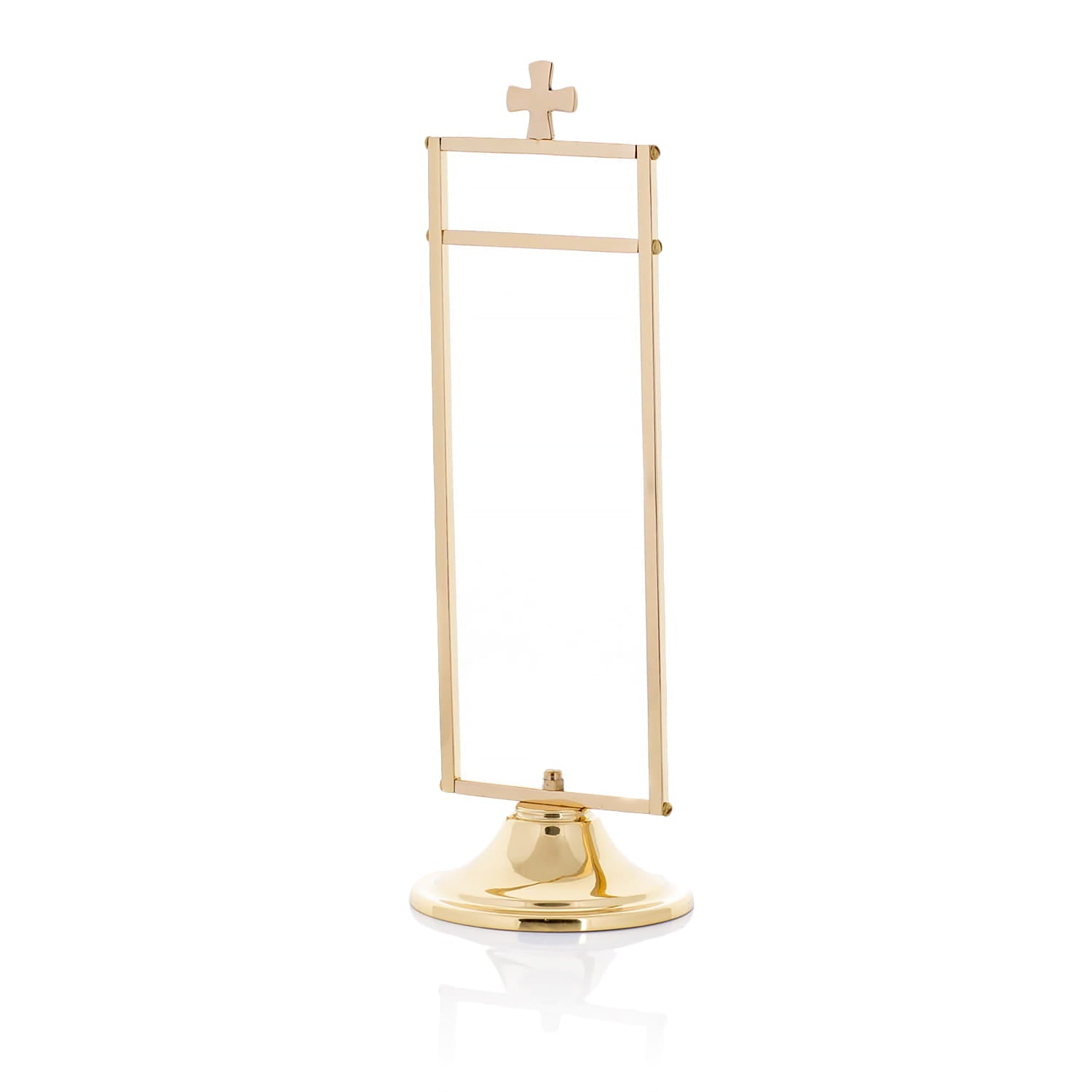 Wieszak na Puryfikaterz Mosiężny z Krzyżem - 25 cm - SZATYLITURGICZNE.PL