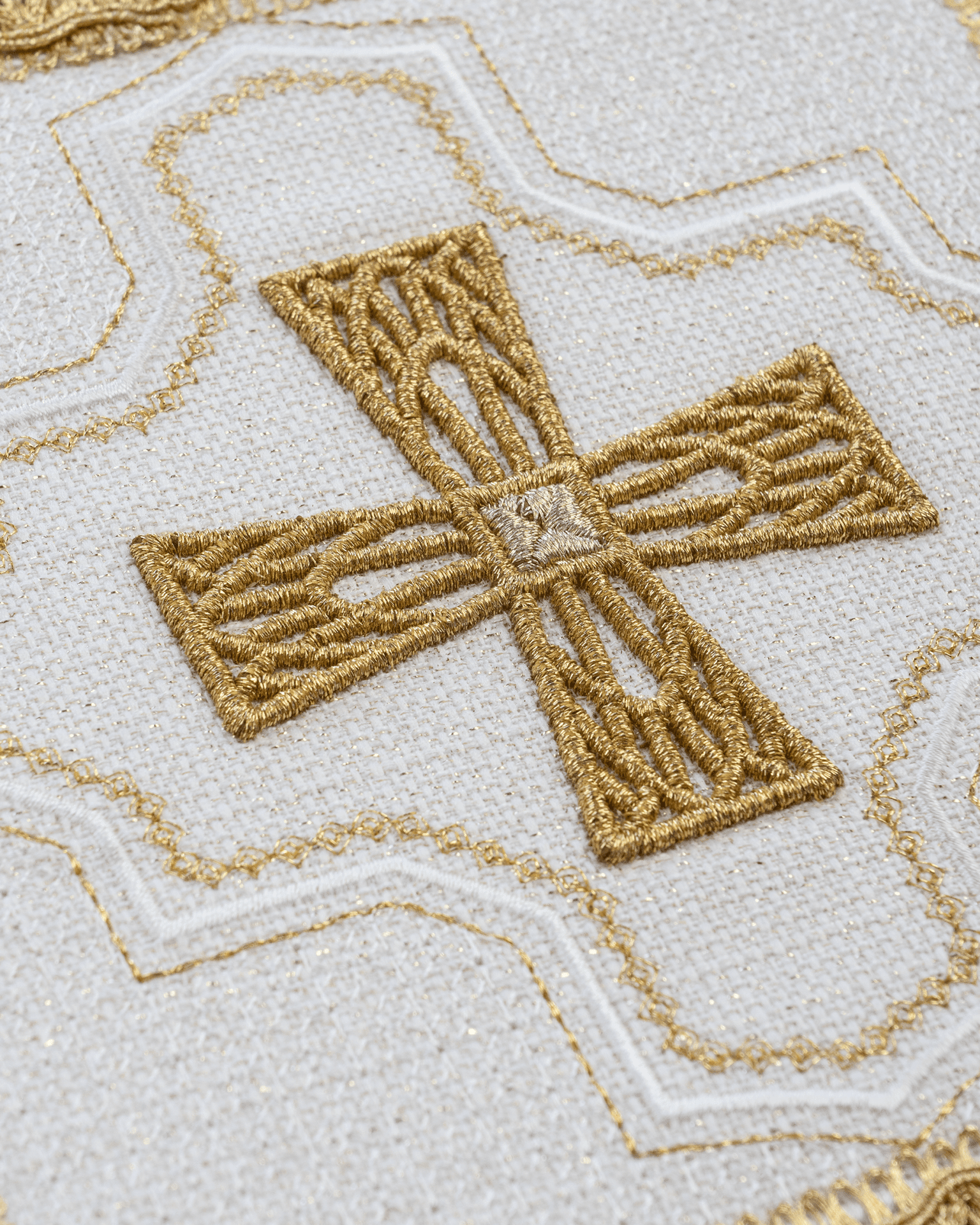 Zestaw Palek Liturgicznych 4 Kolory Haftowane - Komplet Eucharystyczny - SZATYLITURGICZNE.PL