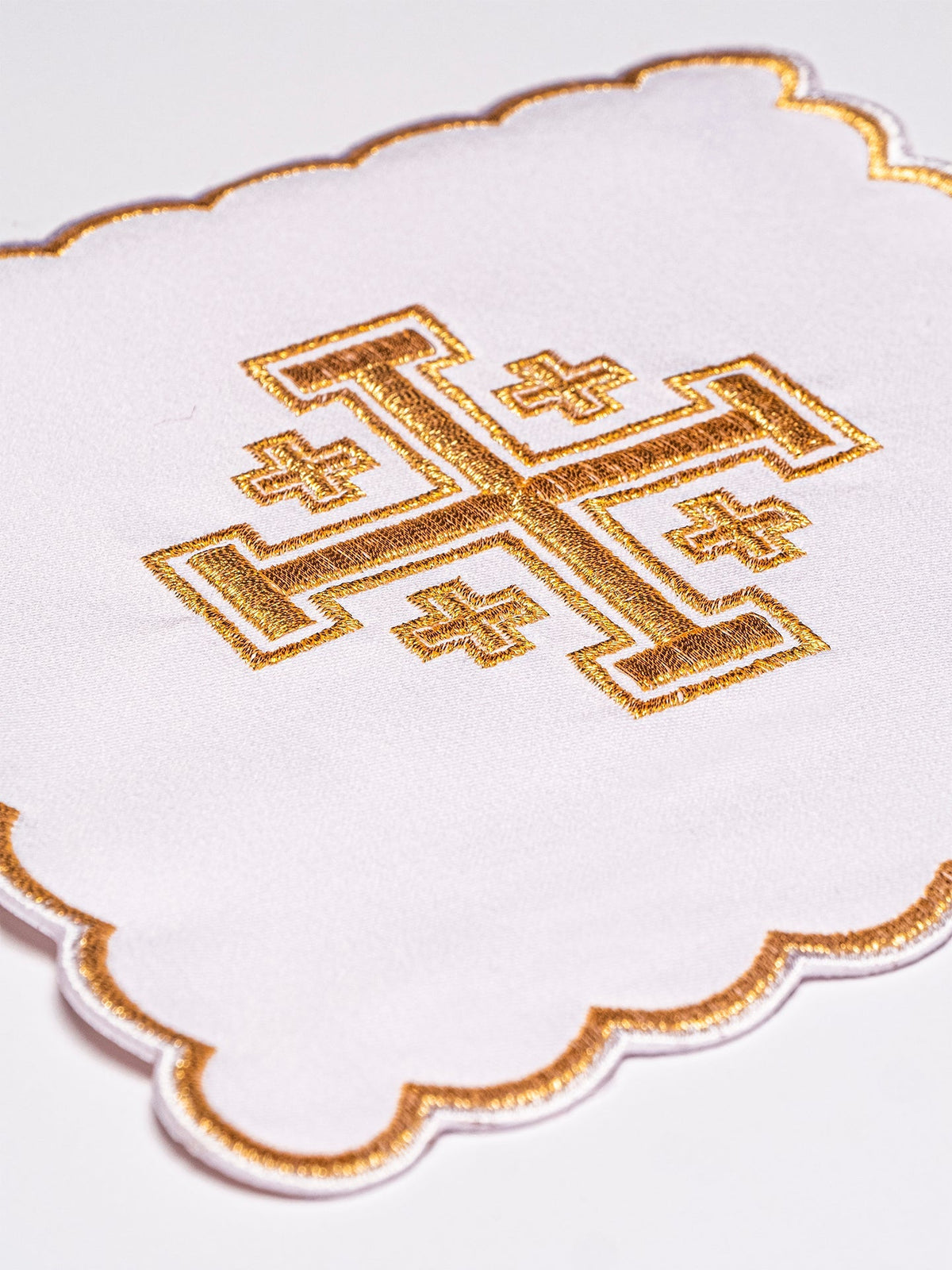 Zestaw Palek Liturgicznych Krzyż Jerozolimski 4 Kolory - SZATYLITURGICZNE.PL