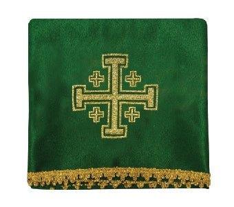 Zestaw Welonów na Kielich Krzyż Jerozolimski 4 Kolory - SZATYLITURGICZNE.PL