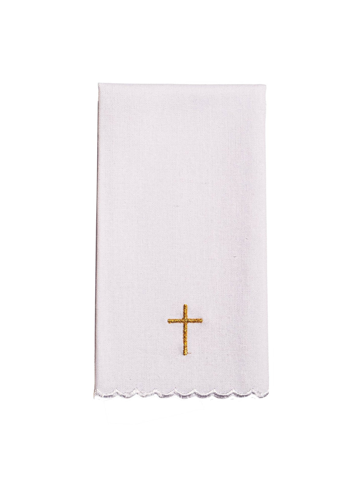 Bielizna Kielichowa Haftowana Czerwona z Krzyżem - Komplet 4 Elementy - SZATYLITURGICZNE.PL