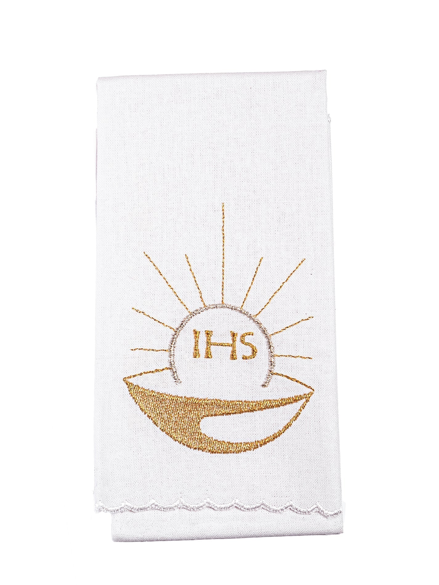 Bielizna Kielichowa z Haftem Kielicha Eucharystycznego - Komplet 4 Elementy - SZATYLITURGICZNE.PL