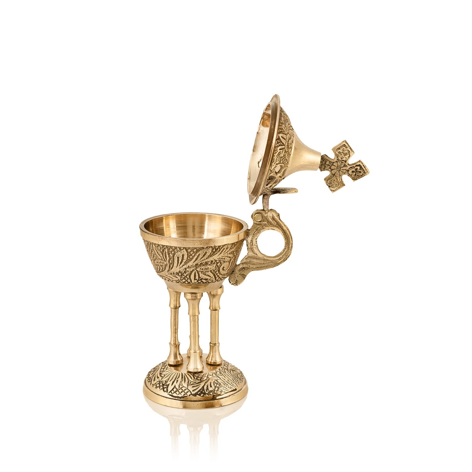 Kadzielnica mosiężna odlew - Wysoka jakość - SZATYLITURGICZNE.PL