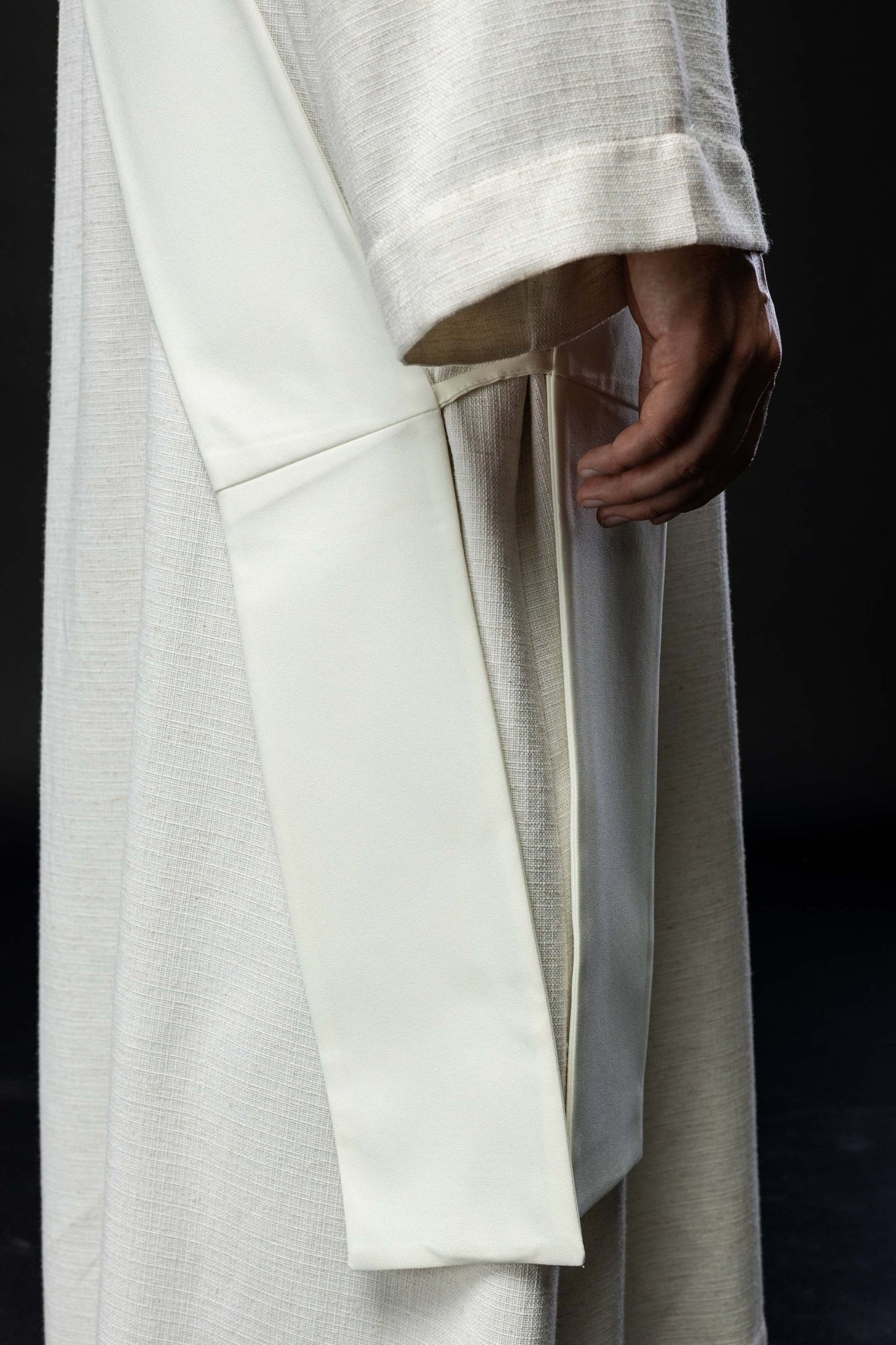 Stuła Diakońska Maryjna z Haftem - Elegancka Szata Liturgiczna - SZATYLITURGICZNE.PL