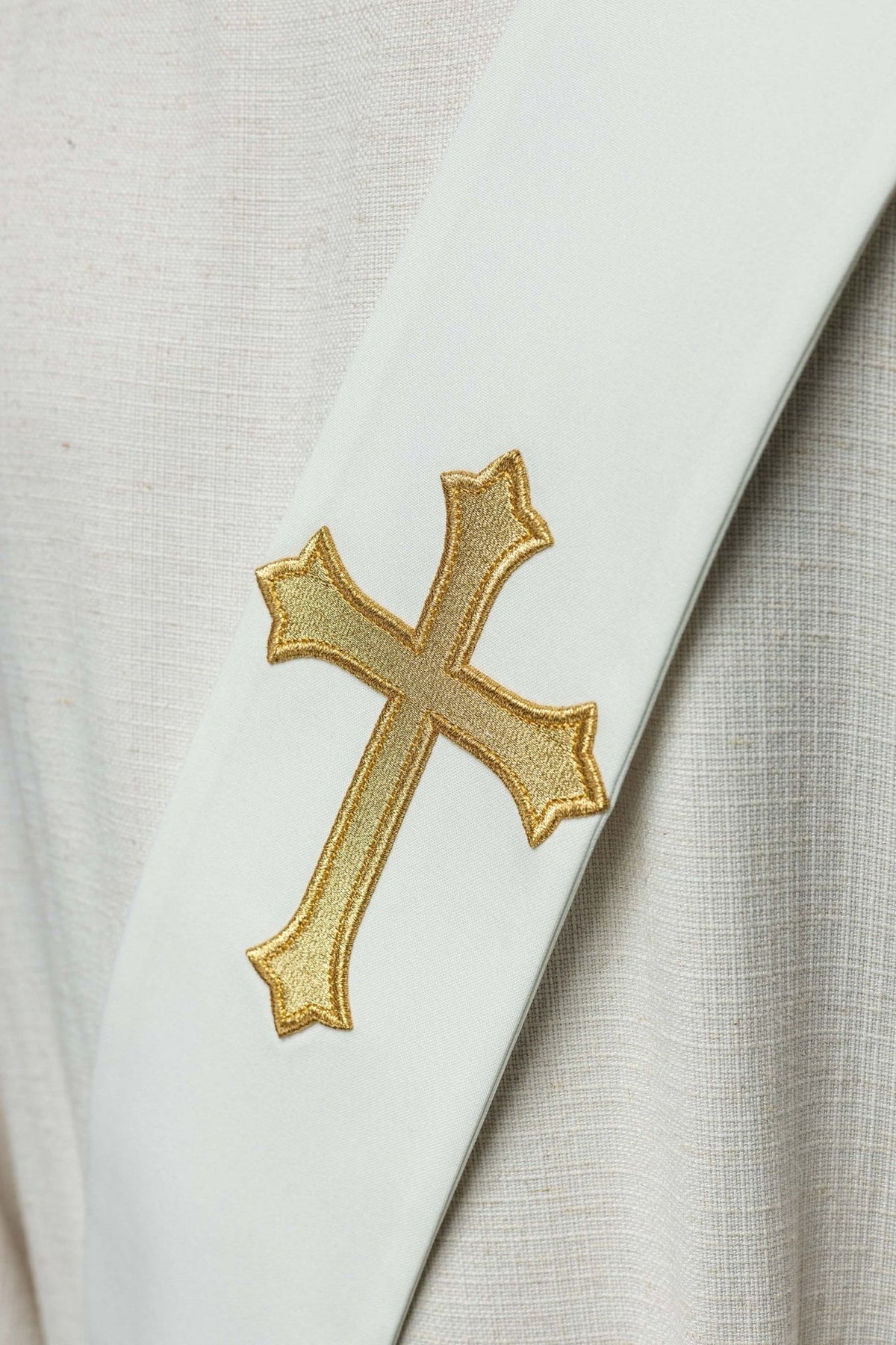 Stuła Diakońska z Krzyżem - Elegancka Szata Liturgiczna - SZATYLITURGICZNE.PL