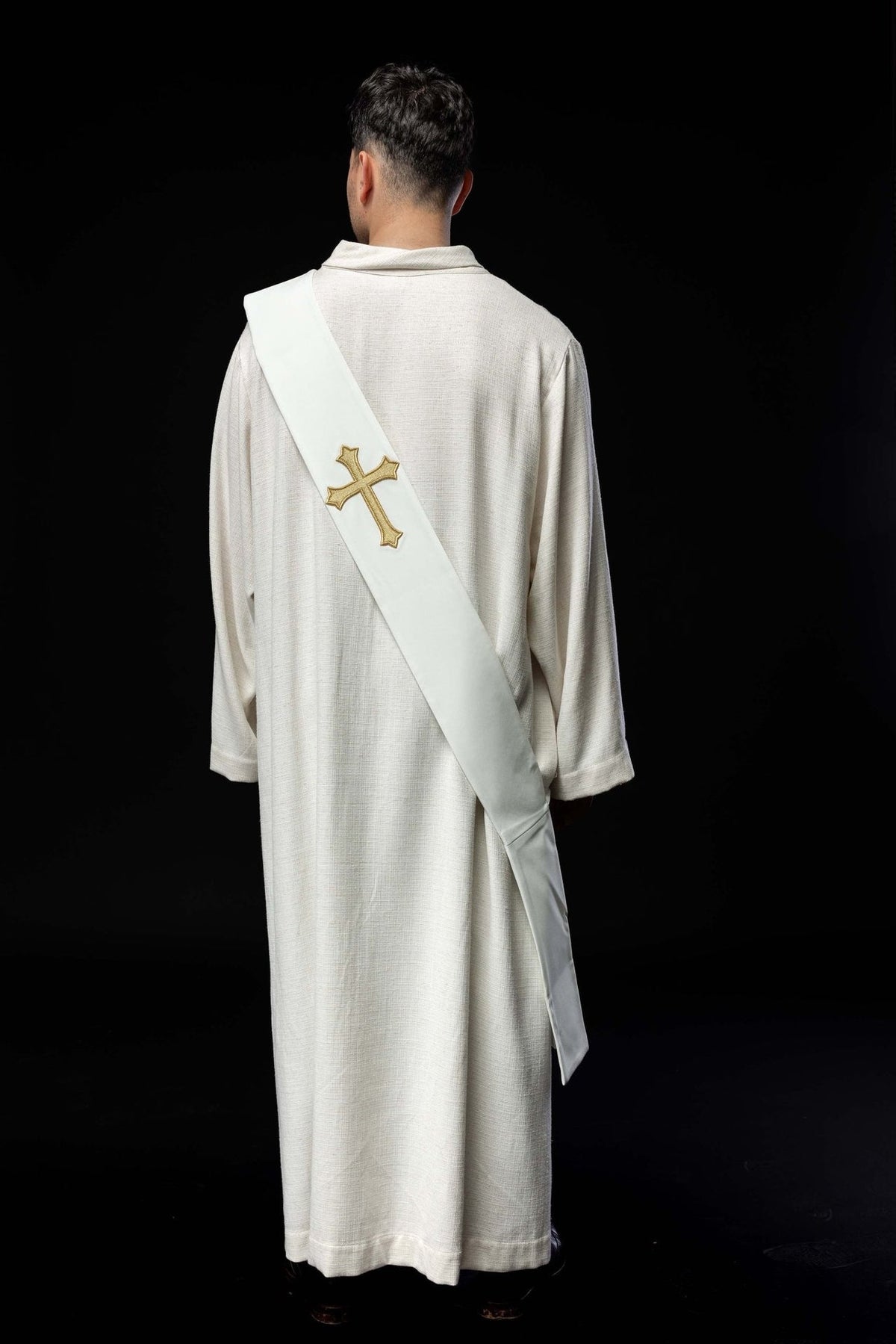Stuła Diakońska z Krzyżem - Elegancka Szata Liturgiczna - SZATYLITURGICZNE.PL