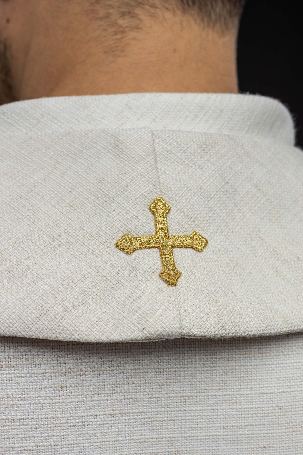 Stuła Kapłańska Haftowana Jezus Dobry Pasterz z Barankiem - SZATYLITURGICZNE.PL