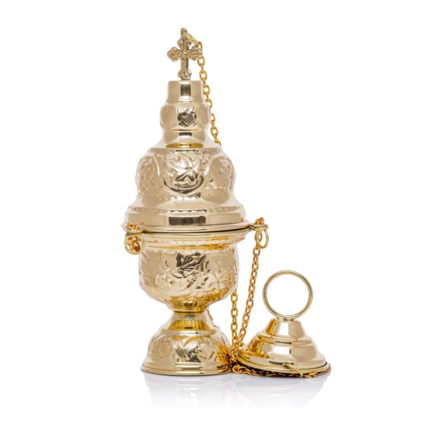 Trybularz mosiężny 24cm - SZATYLITURGICZNE.PL