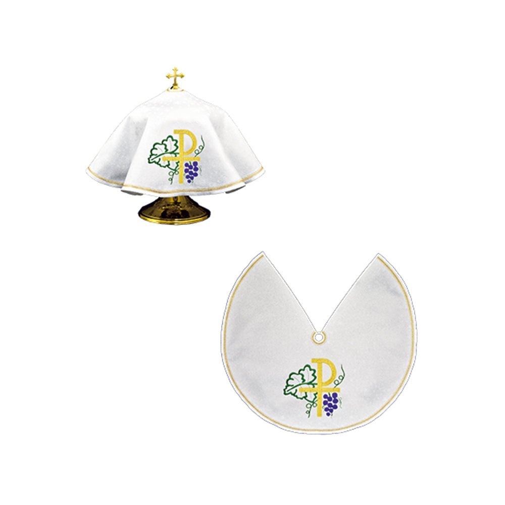 Welon Liturgiczny na Puszkę PAX - Gładka Tkanina, Średnica 45cm - SZATYLITURGICZNE.PL