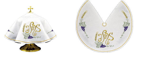 Welon na Puszkę IHS Gładki - Szaty Liturgiczne Haftina - SZATYLITURGICZNE.PL