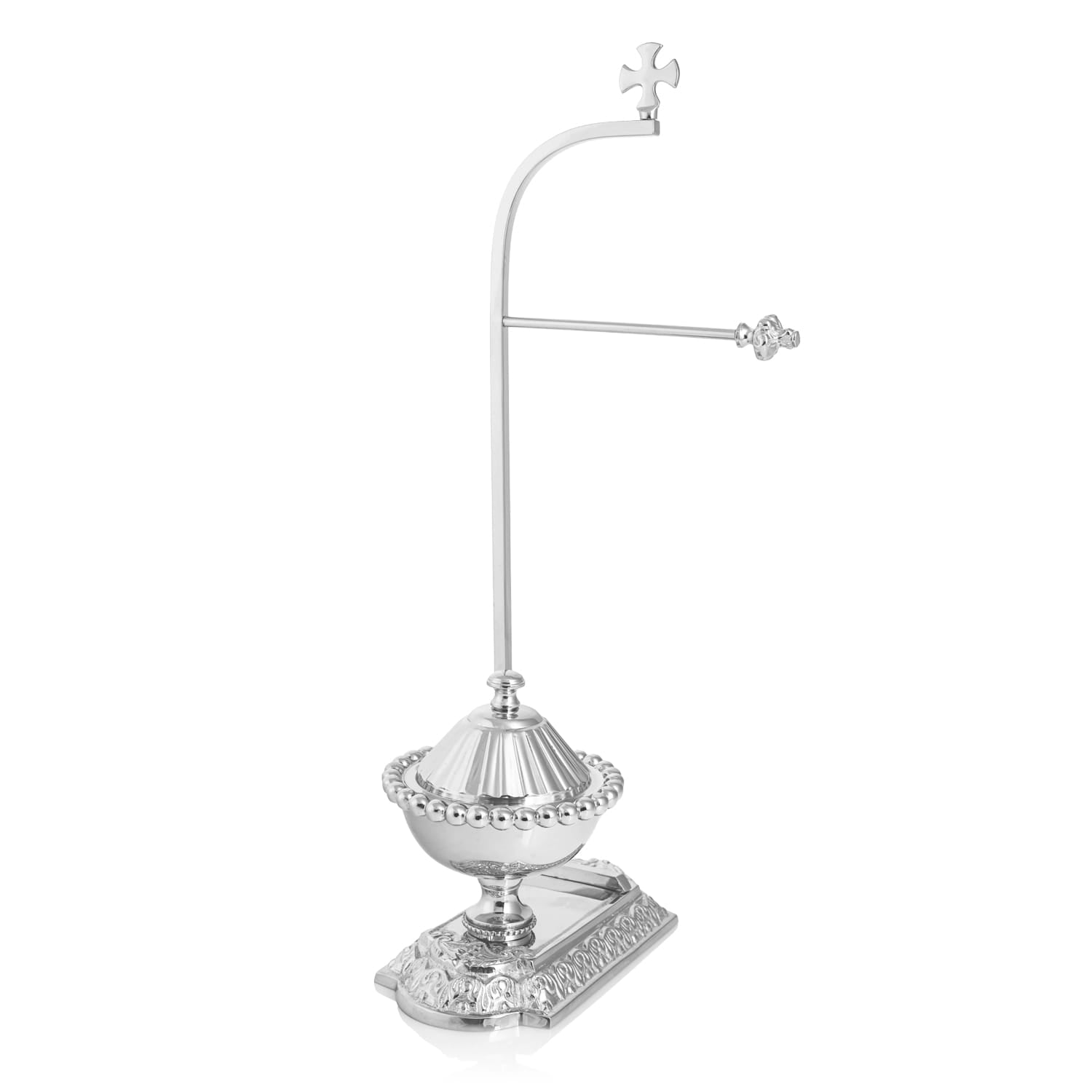 Wieszak na Puryfikaterz Vasculum Niklowany - Mosiądz, 38cm - SZATYLITURGICZNE.PL