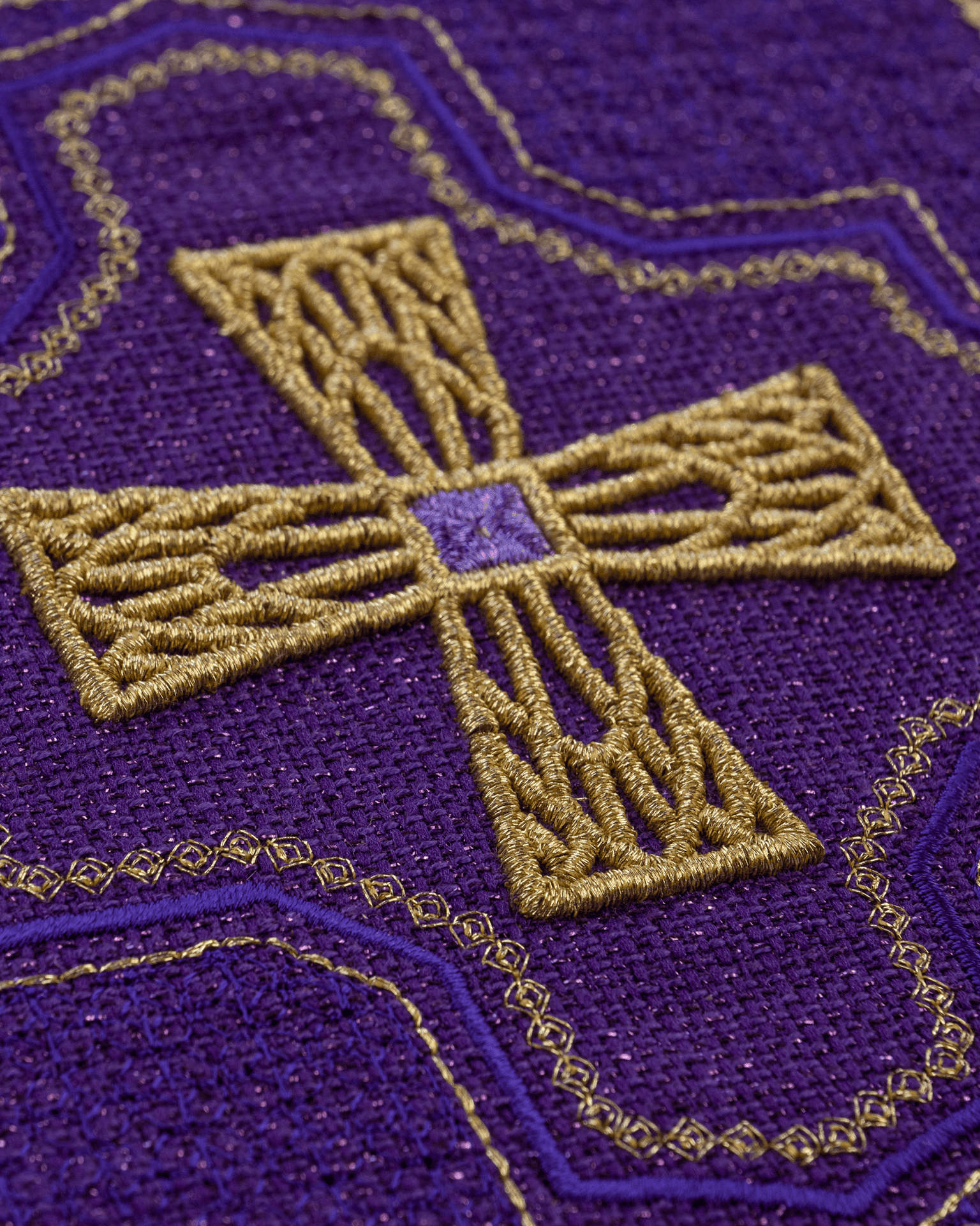 Zestaw Palek Liturgicznych 4 Kolory Haftowane - Komplet Eucharystyczny - SZATYLITURGICZNE.PL