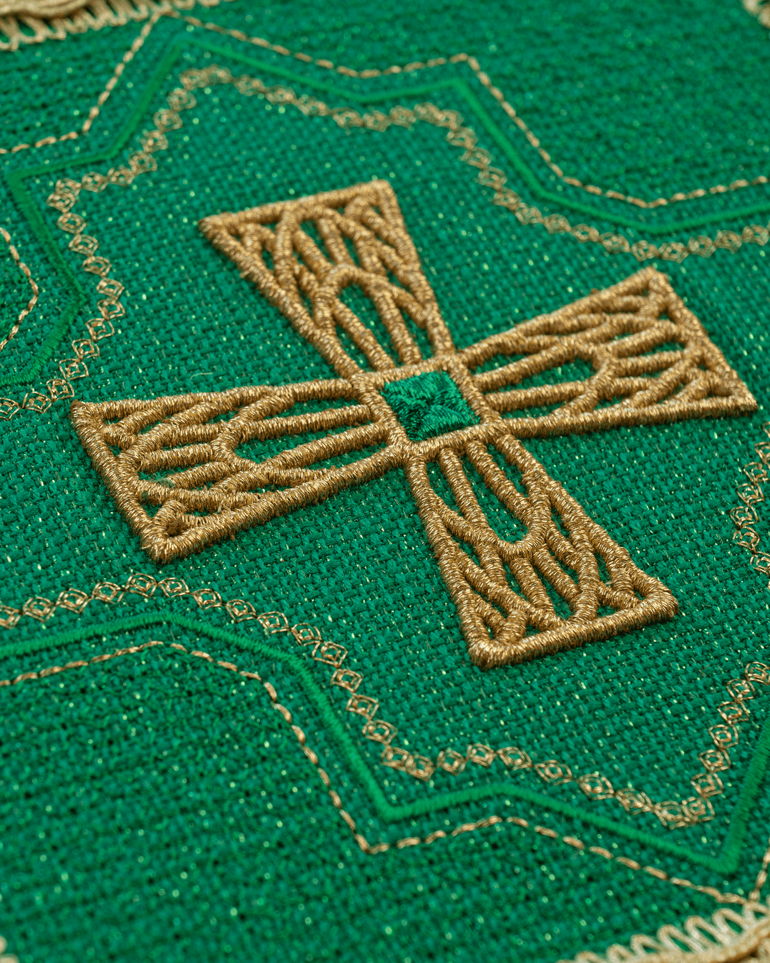 Zestaw Palek Liturgicznych 4 Kolory Haftowane - Komplet Eucharystyczny - SZATYLITURGICZNE.PL