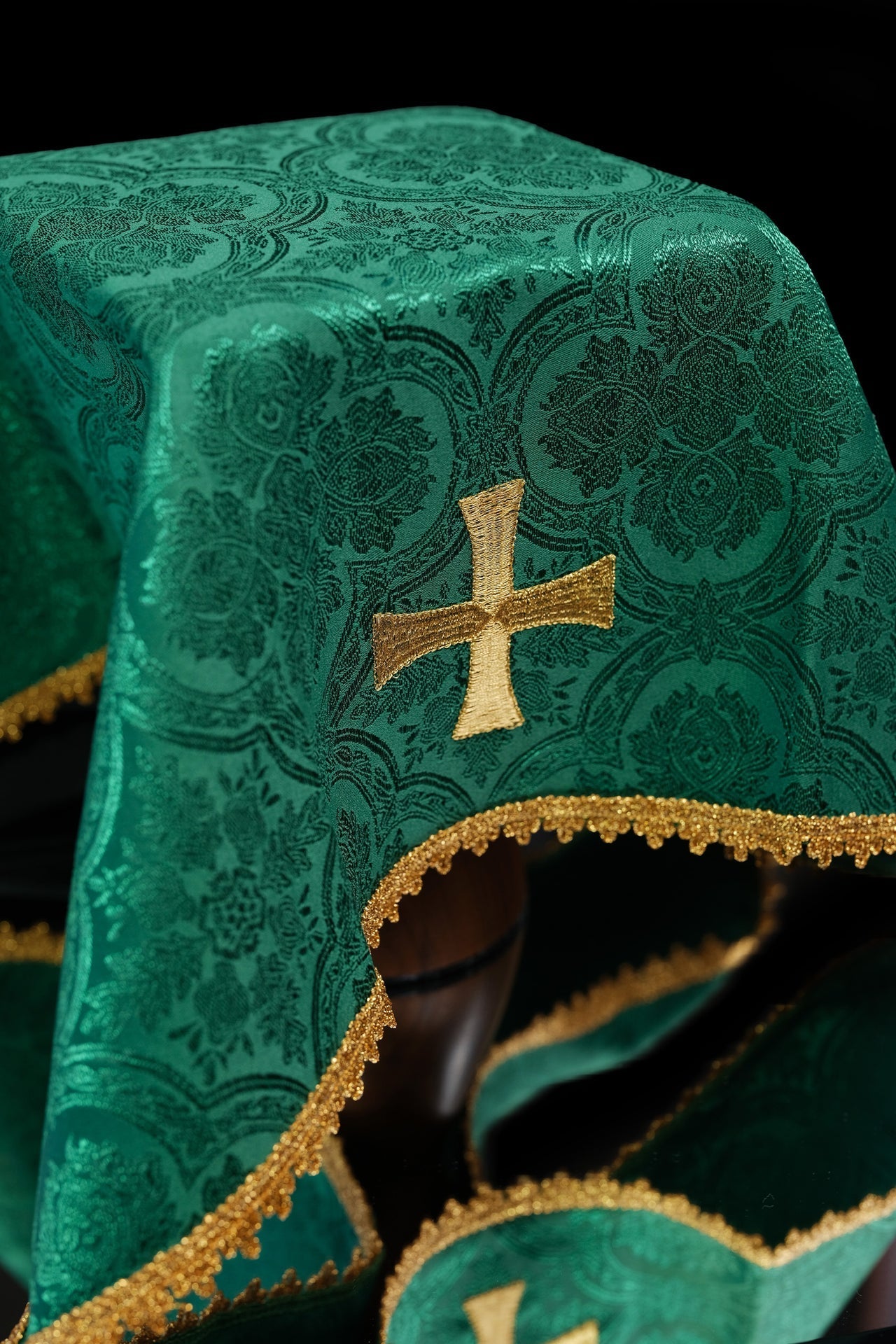 Zestaw Welonów Kielichowych Żakardowych - 4 Kolory Liturgiczne - SZATYLITURGICZNE.PL