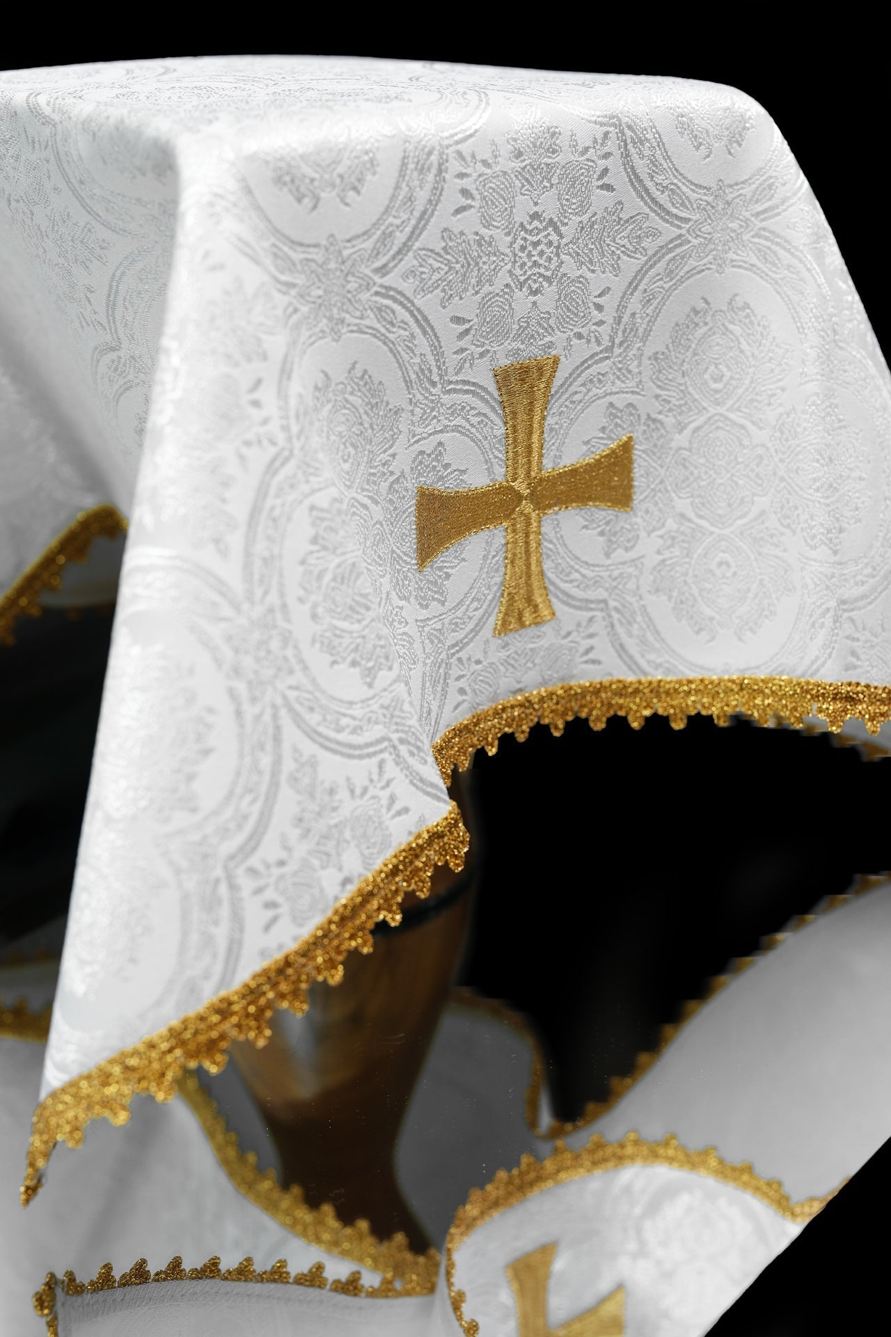 Zestaw Welonów Kielichowych Żakardowych - 4 Kolory Liturgiczne - SZATYLITURGICZNE.PL